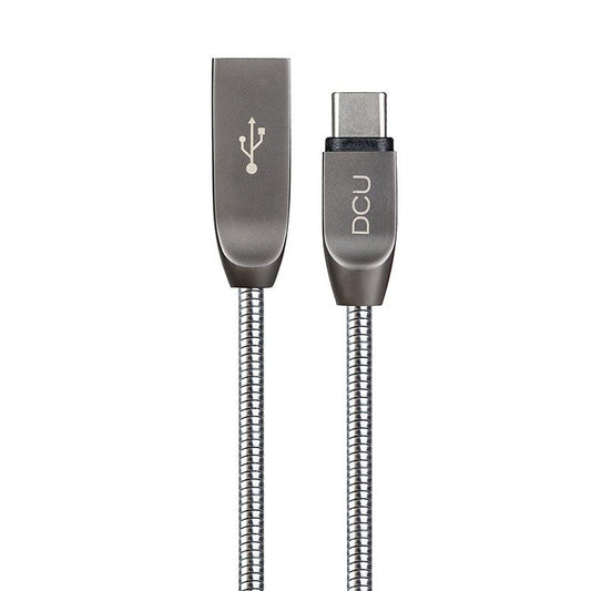 DCU Advance Tecnologic - 30402015 cable USB 1 m USB 2.0 USB A USB C Metálico