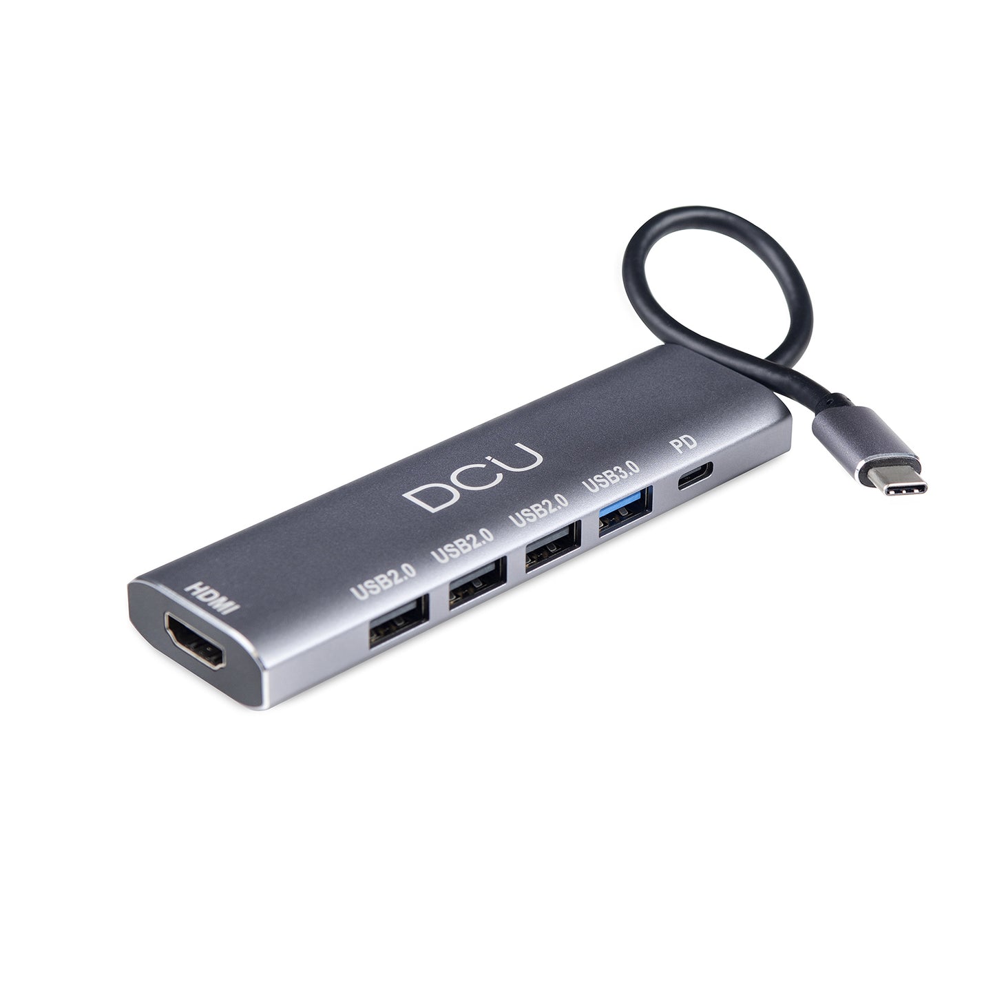 DCU Advance Tecnologic - 391168 hub de interfaz 2 x USB 3.2 Gen 2 (3.1 Gen 2) Type-C 480 Mbit/s Gris