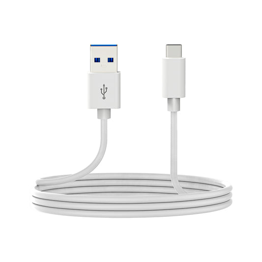 DCU Advance Tecnologic - 30402065 cable USB 2 m USB 3.2 Gen 1 (3.1 Gen 1) USB C USB A Blanco