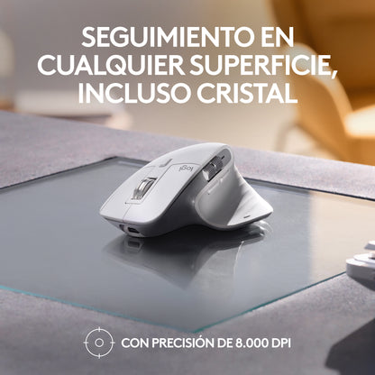 Logitech - MX Master 3S for Mac ratón Oficina mano derecha Bluetooth Laser 8000 DPI