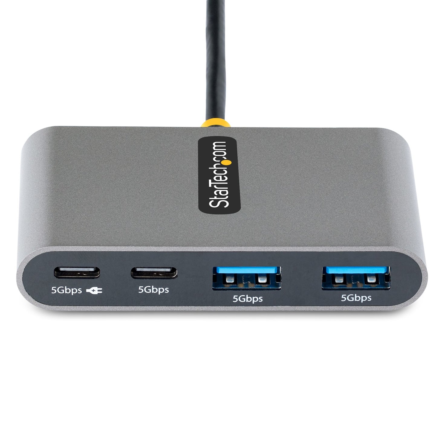 StarTech.com - Hub Concentrador USB-C de 4 Puertos con Entrega de Alimentación de 100W de Paso - Ladrón USB Tipo C - - 2x USB-A + 2x USB-C - 5Gbps - Cable de 30cm - Splitter USB - Power Delivery 100W