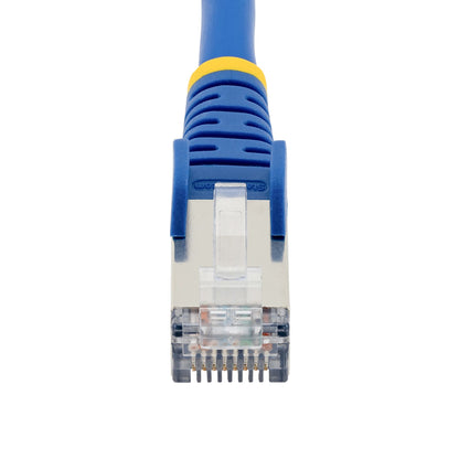 StarTech.com - Cable de 1m de Red Ethernet CAT6a - Azul - Low Smoke Zero Halogen (LSZH) - 10GbE - 500MHz - PoE++ de 100W - Snagless sin Pestillo - RJ-45 - Cable de Red S/FTP