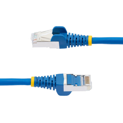 StarTech.com - Cable de 1m de Red Ethernet CAT6a - Azul - Low Smoke Zero Halogen (LSZH) - 10GbE - 500MHz - PoE++ de 100W - Snagless sin Pestillo - RJ-45 - Cable de Red S/FTP