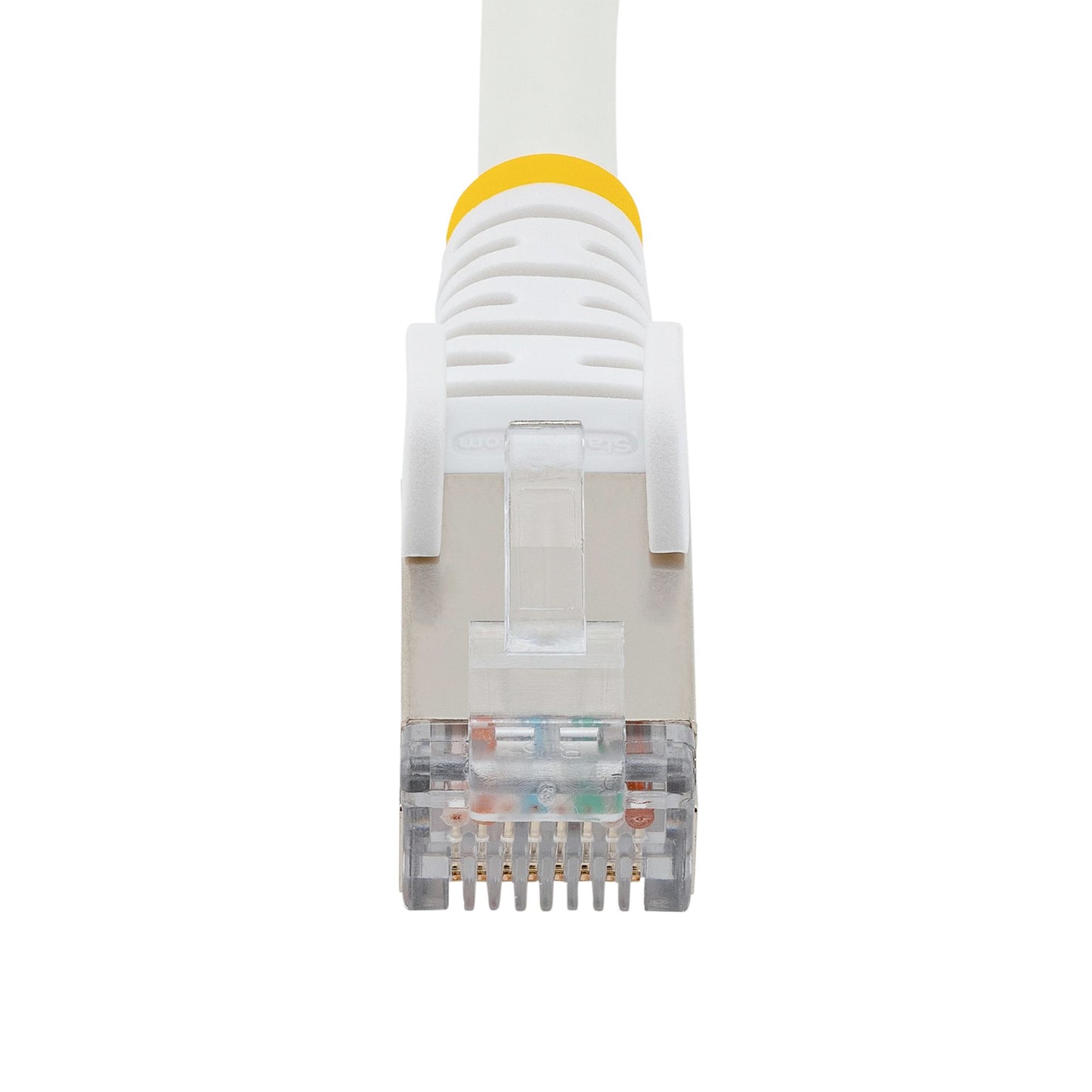 StarTech.com - Cable de 2m de Red Ethernet CAT6a - Blanco - Low Smoke Zero Halogen (LSZH) - 10GbE - 500MHz - PoE++ de 100W - Snagless sin Pestillo - RJ-45 - Cable de Red S/FTP