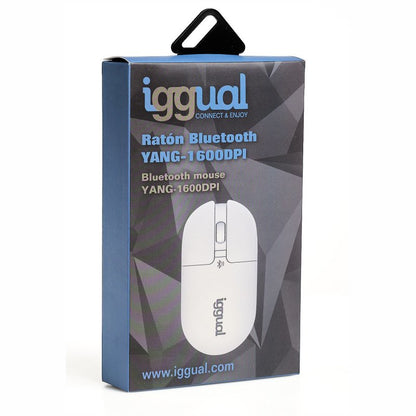 iggual - Ratón Bluetooth YANG-1600DPI blanco