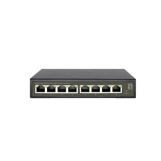 LevelOne - GES-2108 switch Gestionado L2 Gigabit Ethernet (10/100/1000) Negro