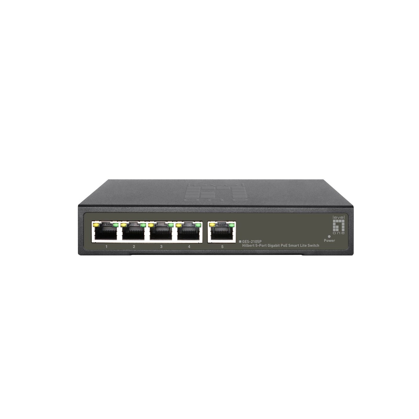 LevelOne - GES-2105P switch Gestionado L2 Gigabit Ethernet (10/100/1000) Energía sobre Ethernet (PoE) Negro