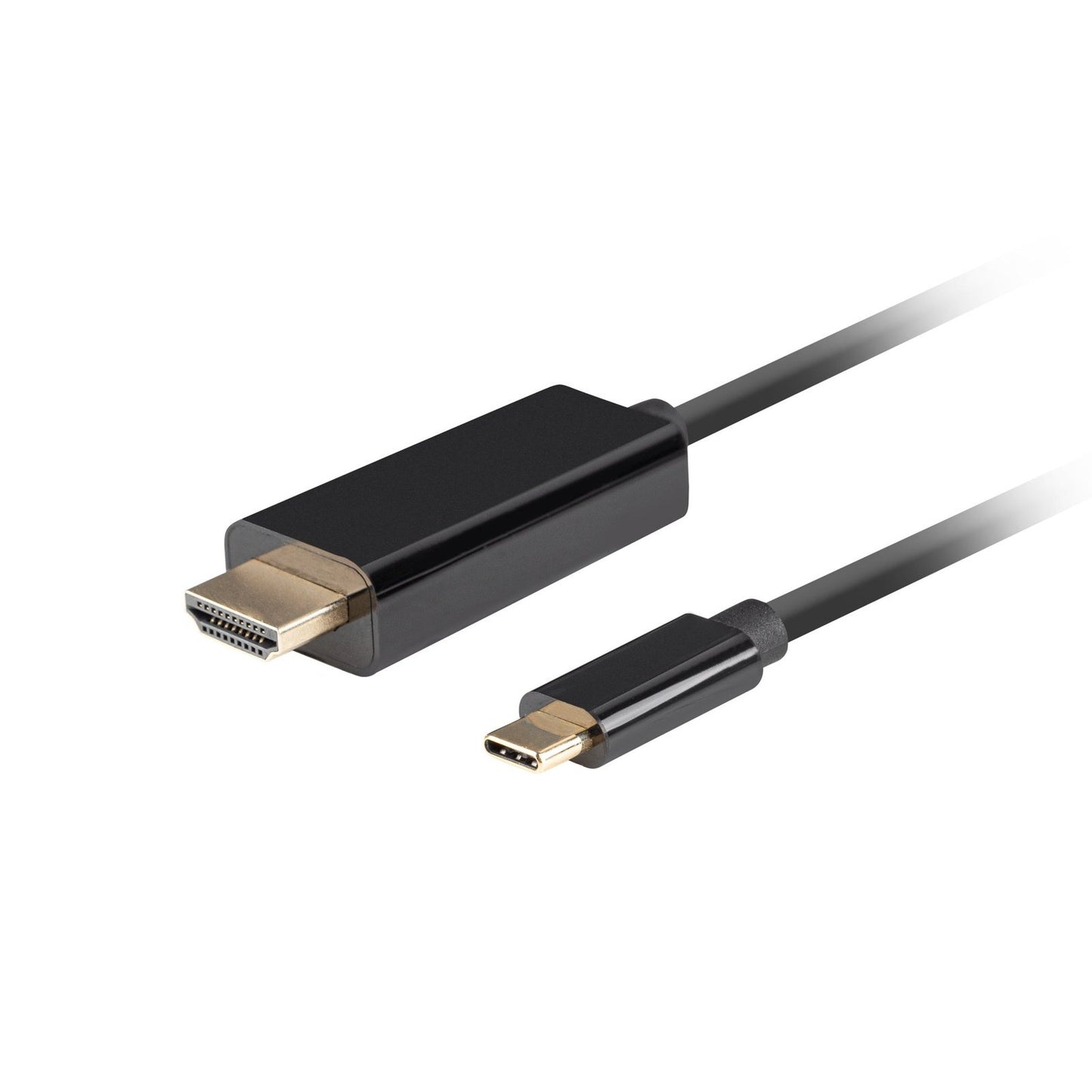 Lanberg - CA-CMHD-10CU-0018-BK adaptador de cable de vídeo 1 8 m USB Tipo C HDMI