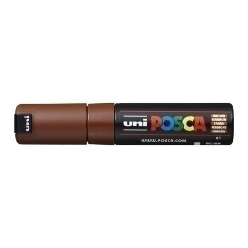 Uni-Ball - MARCADOR UNI-BALL POSCA PC8K 8.0MM MARRON