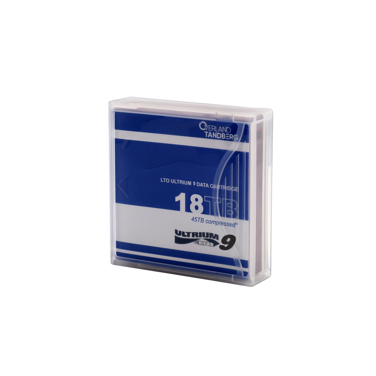 Overland-Tandberg - TANDBERG LTO-9 DATA CARTRIDGE 18/45TB UNLABELED WITH CASE 1PCS Cinta de datos virgen 18 TB