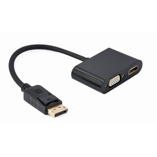 Gembird - A-DPM-HDMIFVGAF-01 cable DisplayPort 0 1 m Negro