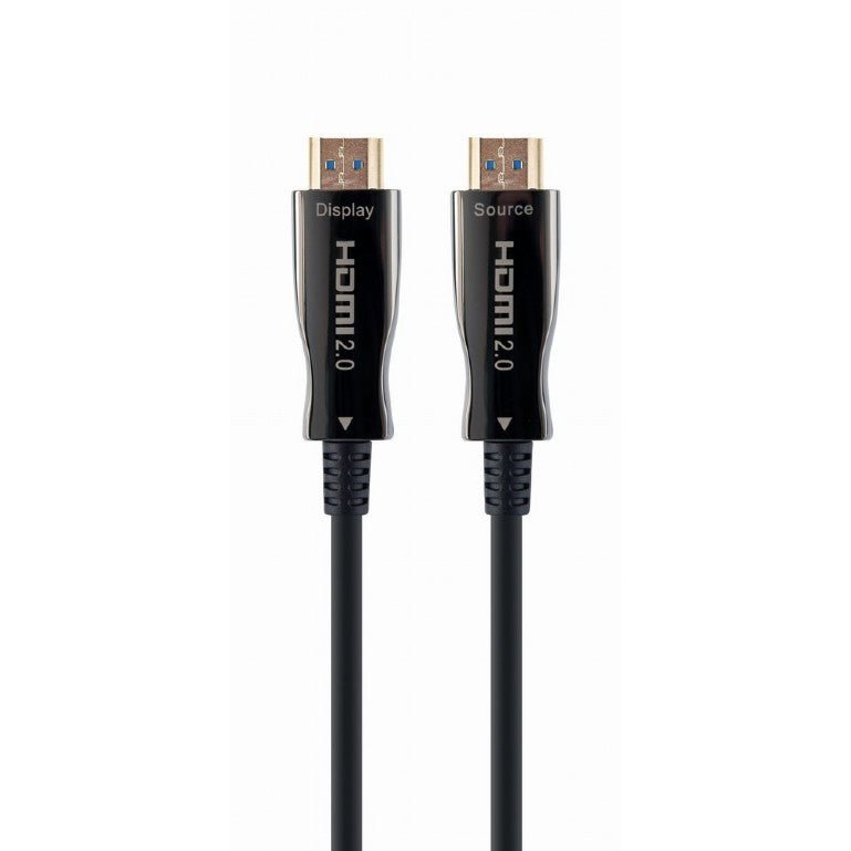 Gembird - CCBP-HDMI-AOC-20M-02 cable HDMI HDMI tipo A (Estándar) Negro