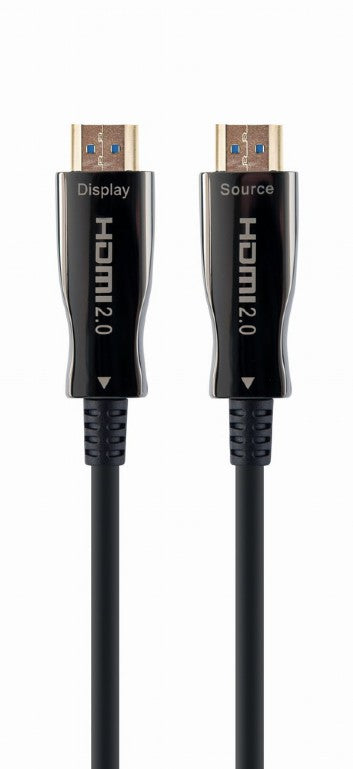 Gembird - CCBP-HDMI-AOC-50M-02 cable HDMI HDMI tipo A (Estándar) Negro