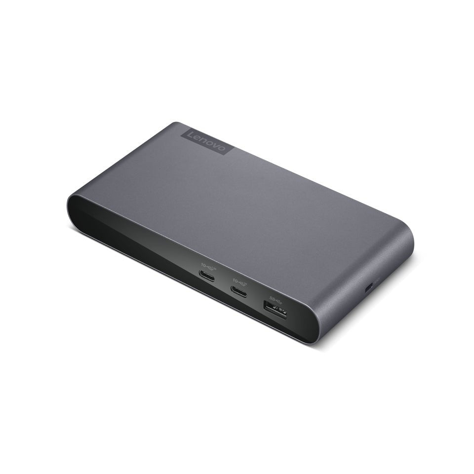 Lenovo - 40B30090EU base para portátil y replicador de puertos 2 x USB 3.2 Gen 2 (3.1 Gen 2) Type-C Gris