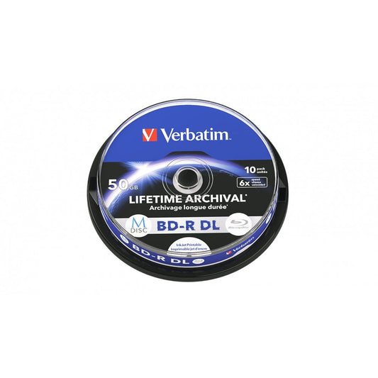 Verbatim - MDISC BD-R DL 50 GB 10 pieza(s)