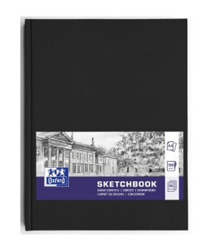 Oxford - Cuaderno y block A4 48 hojas Negro - Pack de 5 unidades - 400152623