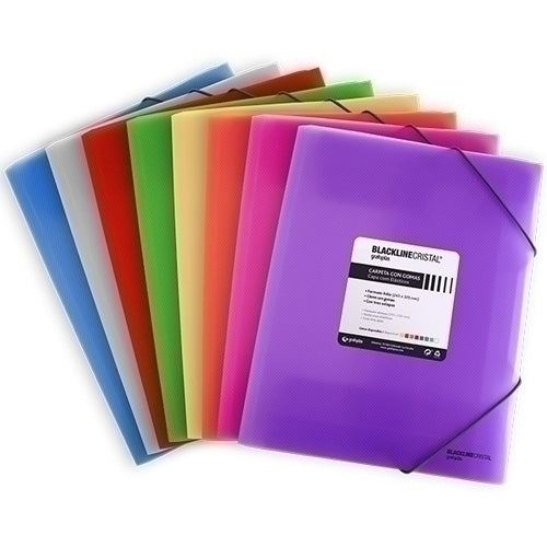 Blackline - CARPETA SOLAP.GRAFOP.PP BL. Fº VIOLETA - Pack de 6 unidades