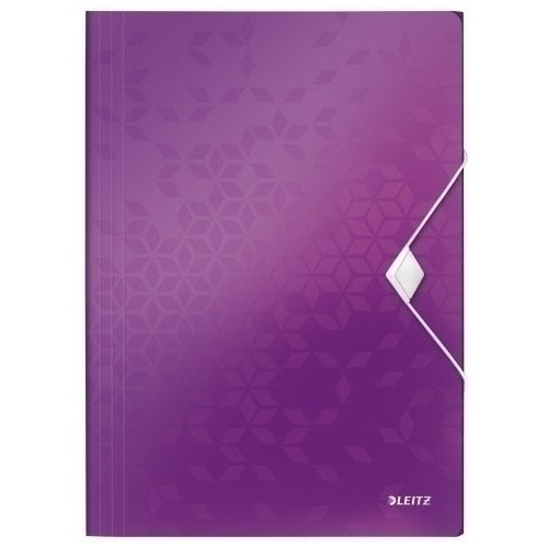 Leitz - CARPETA SOLAP.LEITZ WOW PP A4 VIOLETA - Pack de 10 unidades