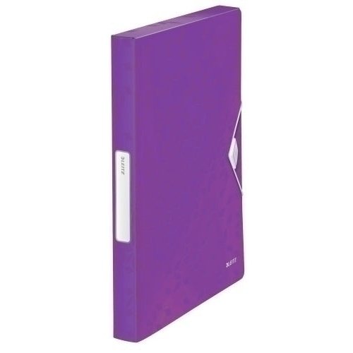 Leitz - CARP.PROY.LEITZ WOW PP A4 GOM.3 cm VIOLE - Pack de 5 unidades