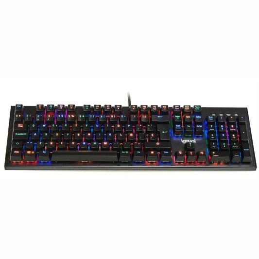 iggual - Teclado gaming mecánico OBSIDIAN RGB negro