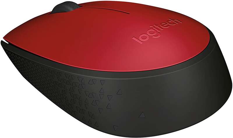 Logitech - M171 Red-K ratón Oficina Ambidextro RF inalámbrico Óptico 1000 DPI