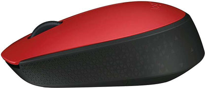 Logitech - M171 Red-K ratón Oficina Ambidextro RF inalámbrico Óptico 1000 DPI