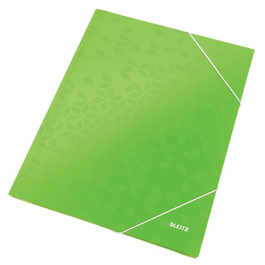 Leitz - CARPETA SOLAP.LEITZ WOW CART. A4 VERDE - Pack de 10 unidades