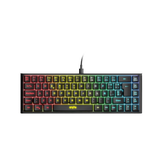 Energy Sistem - 455072 teclado Juego USB QWERTY Negro