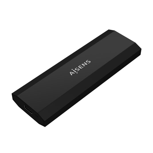 AISENS - Caja Externa M.2 (NGFF) ASM2-017B SATA/NVMe a Usb3.1 Gen2  Negra