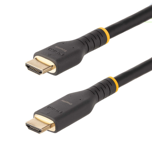 StarTech.com - Cable de 10m HDMI Activo - HDMI 2.0 4K 60Hz UHD - Cable de Servicio Pesado - Resistente - con Fibra de Aramida - Cable HDMI de Alta Velocidad con Ethernet