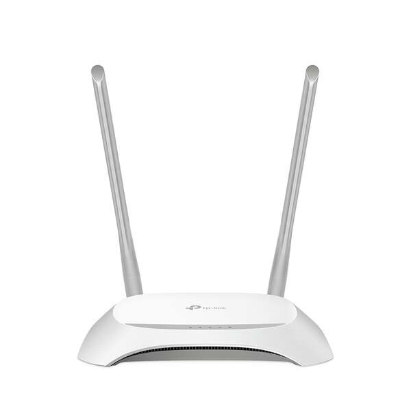 TP-Link - TL-WR850N router inalámbrico Ethernet rápido Banda única (2 4 GHz) Gris  Blanco