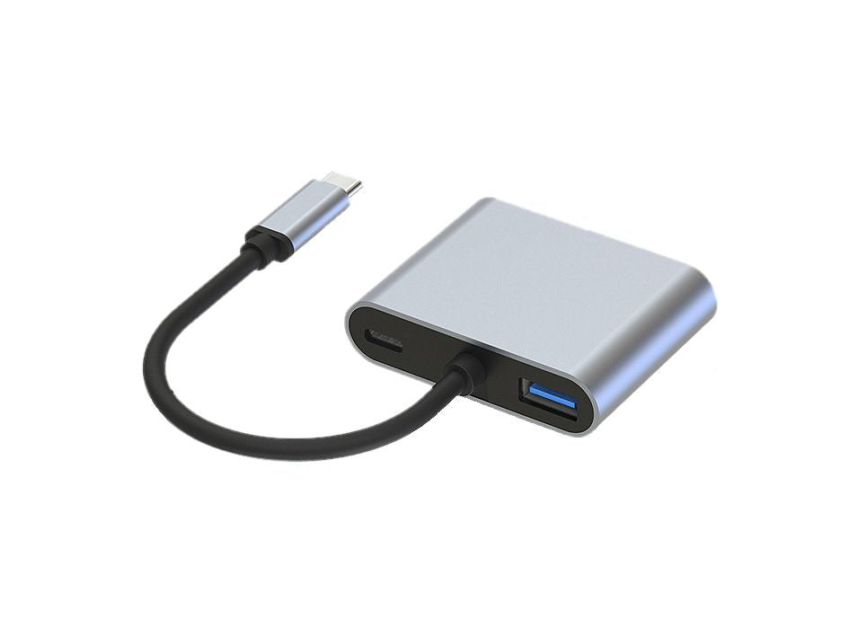 Conceptronic - DONN16G Alámbrico USB 3.2 Gen 1 (3.1 Gen 1) Type-C Gris