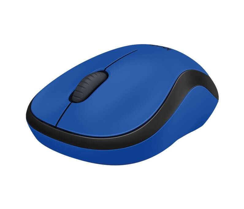 Logitech M220 Silent Raton Inalambrico 1000dpi - Silencioso - 3 Botones - Uso Ambidiestro - Color Azul 1 pieza(s)