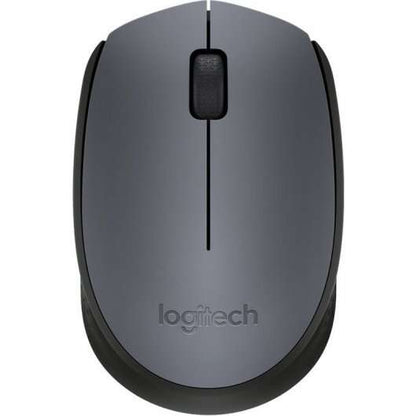 Logitech - M170 Grey-K ratón Oficina Ambidextro RF inalámbrico Óptico 1000 DPI