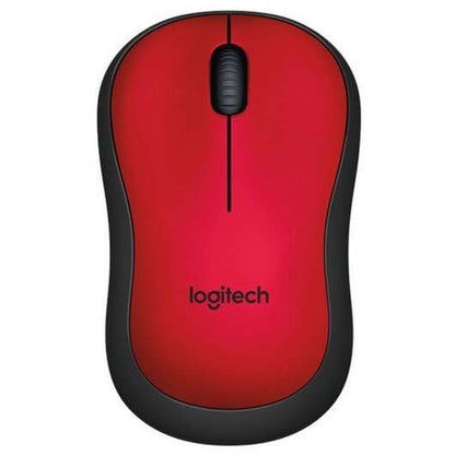 Logitech M220 Silent Raton Inalambrico 1000dpi - Silencioso - 3 Botones - Uso Ambidiestro - Color Rojo 1 pieza(s)