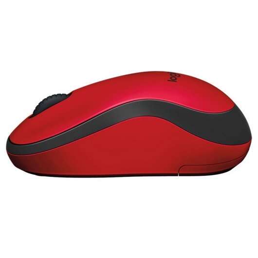 Logitech M220 Silent Raton Inalambrico 1000dpi - Silencioso - 3 Botones - Uso Ambidiestro - Color Rojo 1 pieza(s)