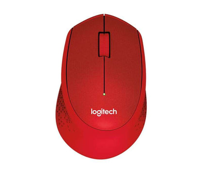 Logitech M330 Silent Plus Raton Inalambrico 1000dpi - Silencioso - 3 Botones - Uso Diestro - Color Rojo 1 pieza(s)