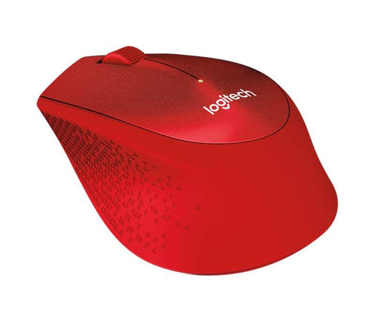 Logitech M330 Silent Plus Raton Inalambrico 1000dpi - Silencioso - 3 Botones - Uso Diestro - Color Rojo 1 pieza(s)