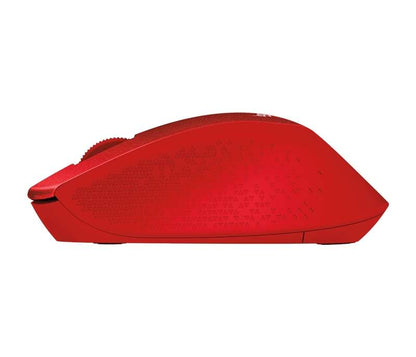 Logitech M330 Silent Plus Raton Inalambrico 1000dpi - Silencioso - 3 Botones - Uso Diestro - Color Rojo 1 pieza(s)