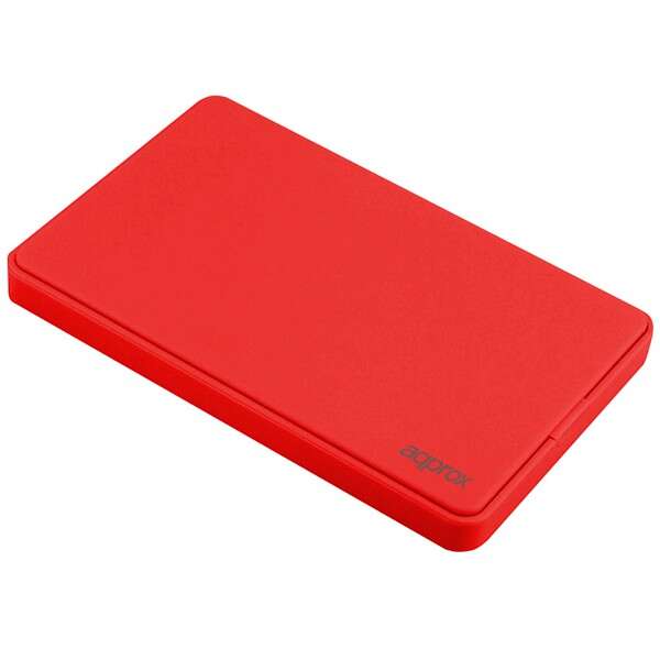 Approx - APPHDD200R caja para disco duro externo 2.5" Caja de disco duro (HDD) Rojo