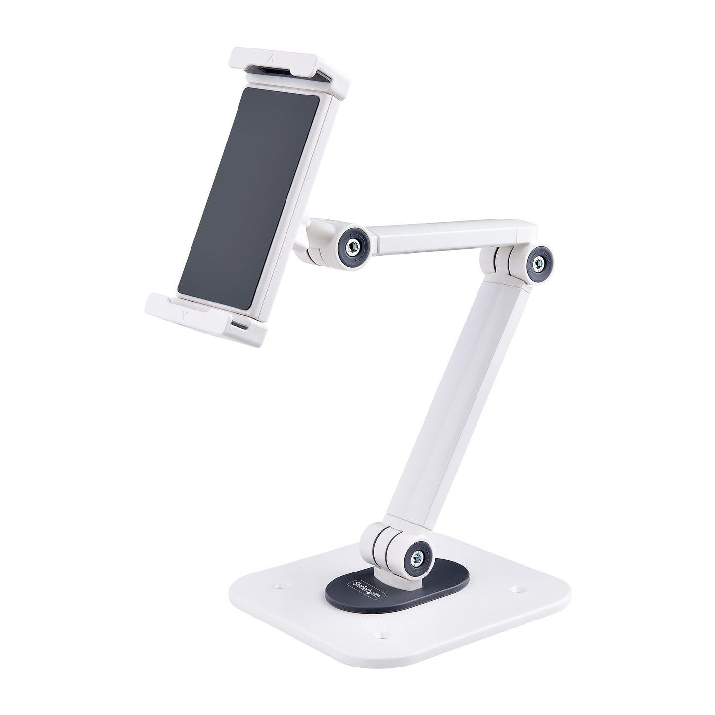 StarTech.com - Soporte Ajustable de Sobremesa para Tablet - de Montaje en Pared - 1kg de Capacidad - Base Ergonómica Ajustable para Tablet - con Giro  Rotación e Inclinación