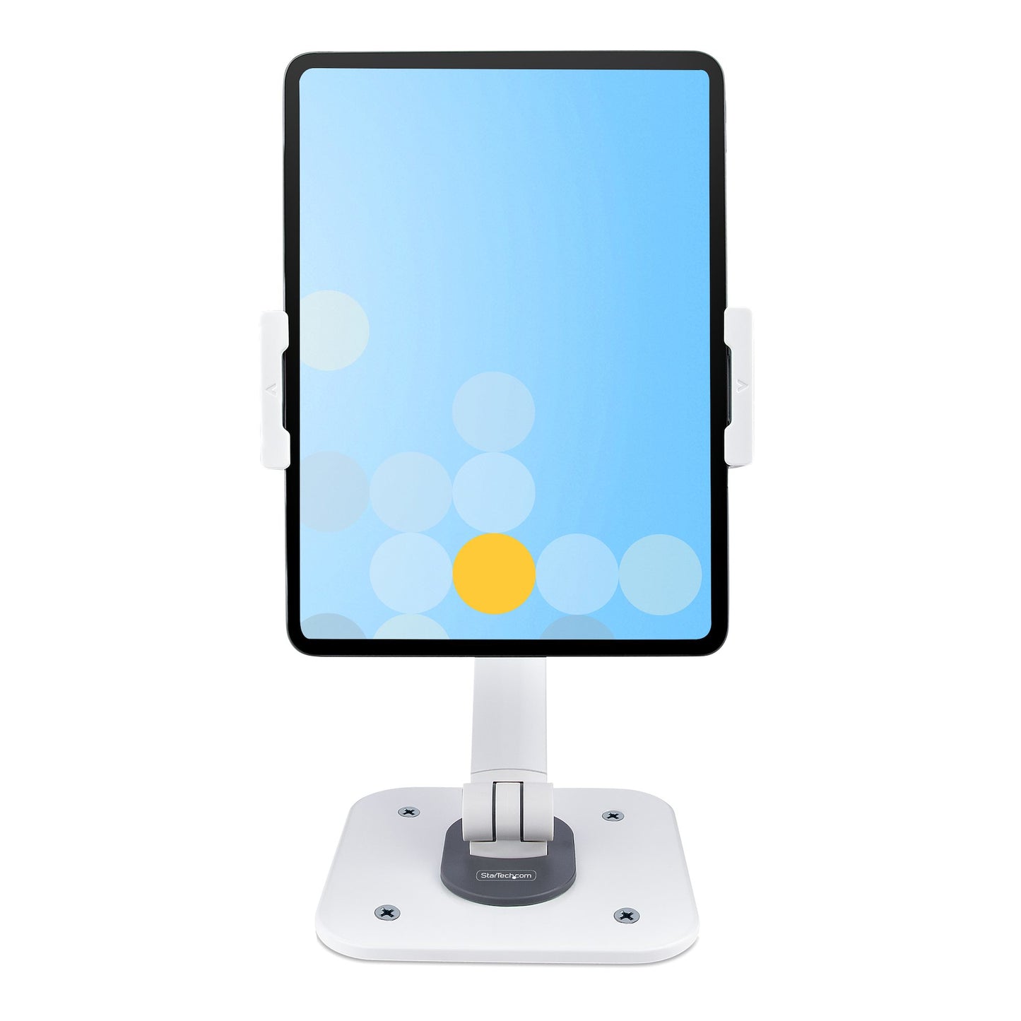 StarTech.com - Soporte Ajustable de Sobremesa para Tablet - de Montaje en Pared - 1kg de Capacidad - Base Ergonómica Ajustable para Tablet - con Giro  Rotación e Inclinación