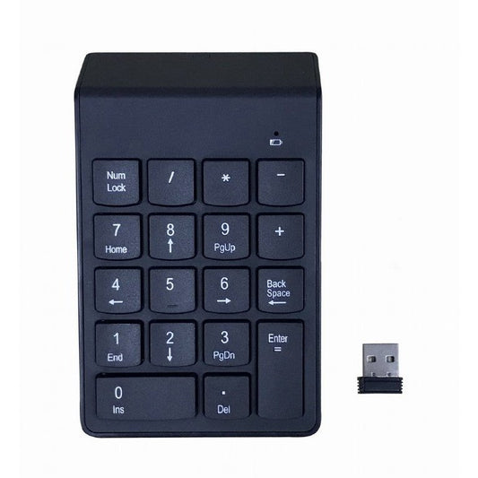 Gembird - KPD-W-02 teclado numérico Portátil/PC Bluetooth Negro