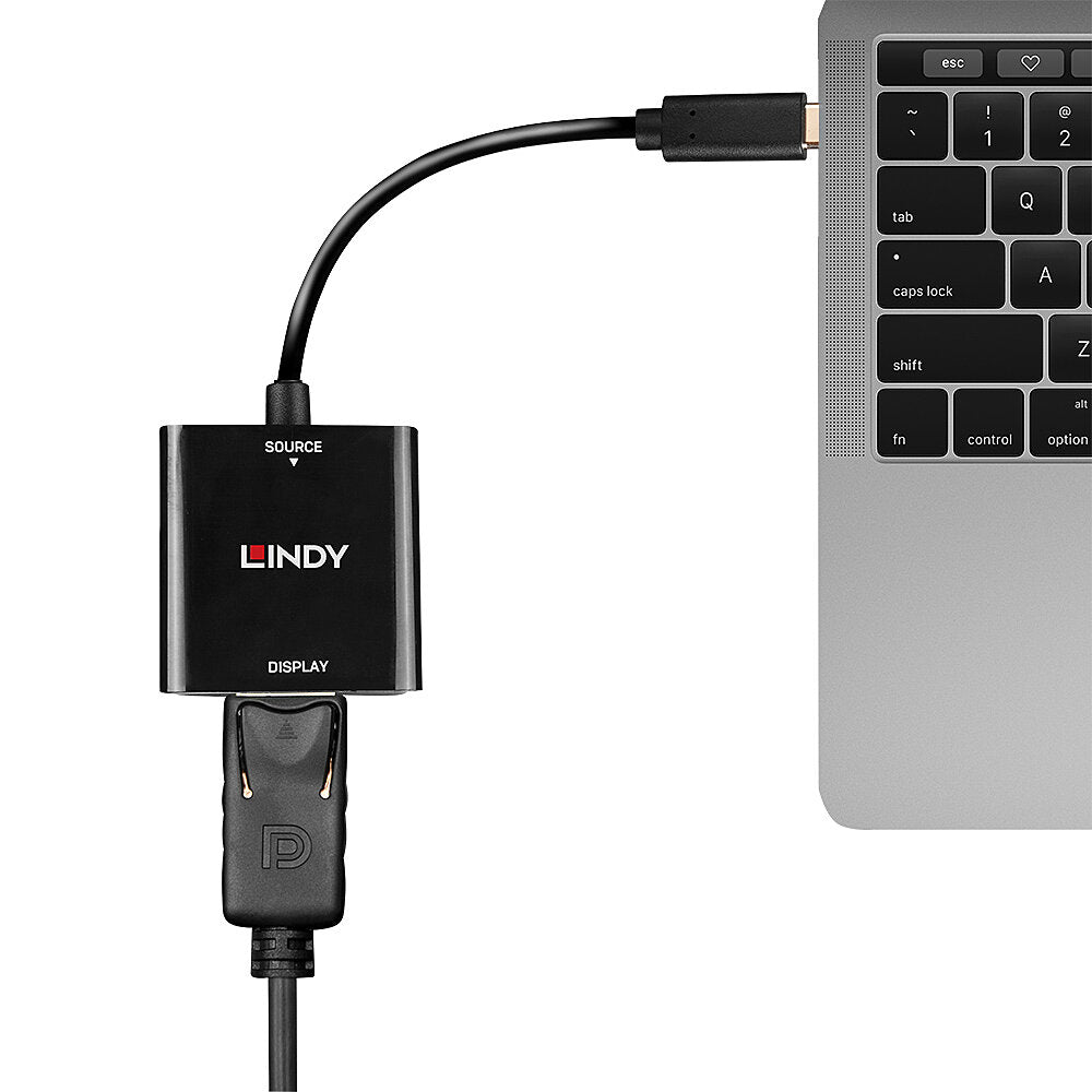 Lindy - 43269 Adaptador gráfico USB 3840 x 2160 Pixeles Negro