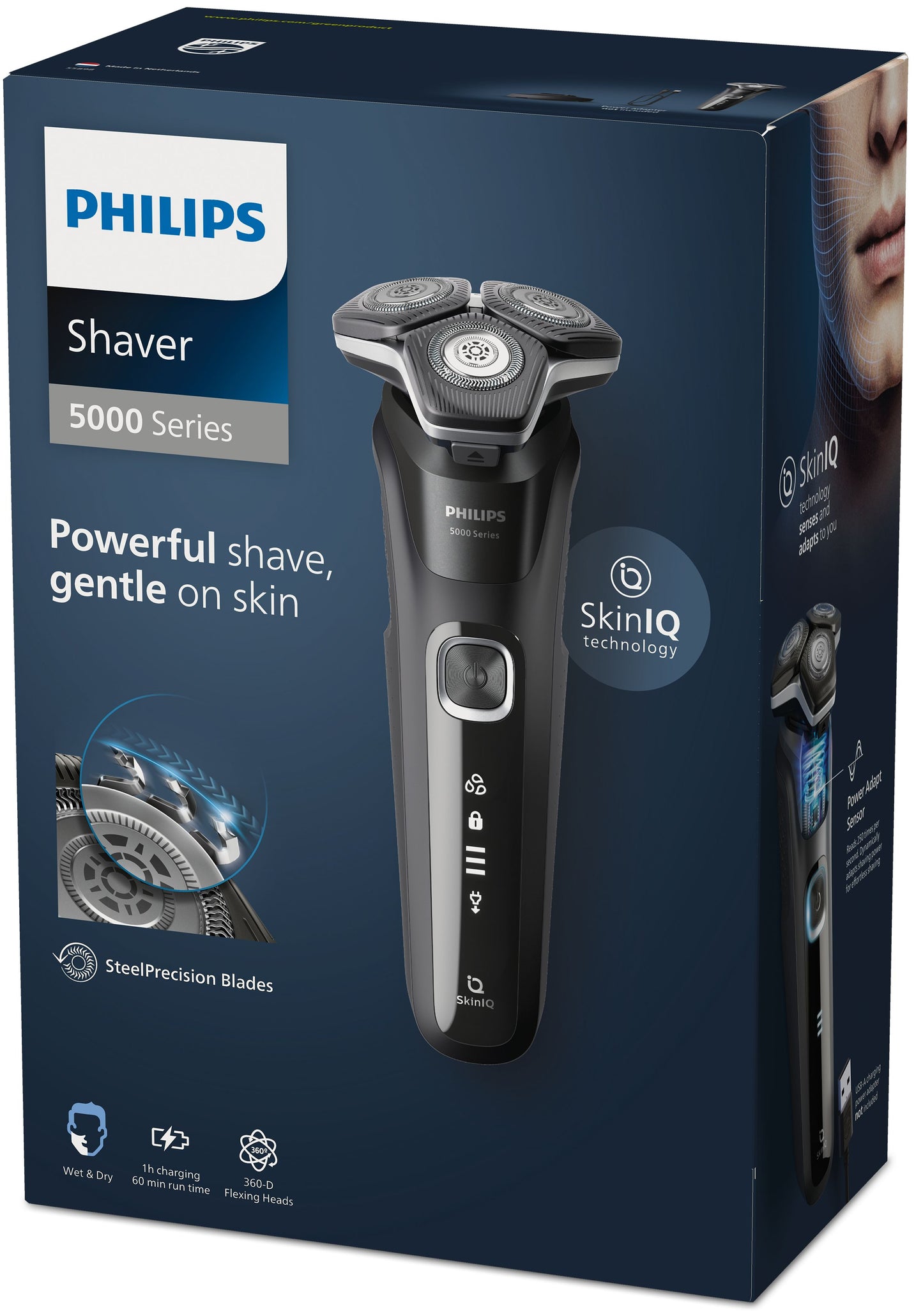 Philips - SHAVER Series 5000 S5898/25 Afeitadora eléctrica Seco y Mojado