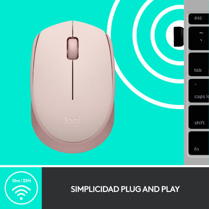 Logitech - M171 ratón Ambidextro Oficina RF inalámbrico Óptico