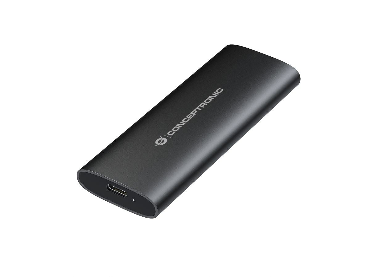 Conceptronic - StreamVault DANTE04B caja para disco duro externo Caja externa para unidad de estado sólido (SSD) Negro M.2