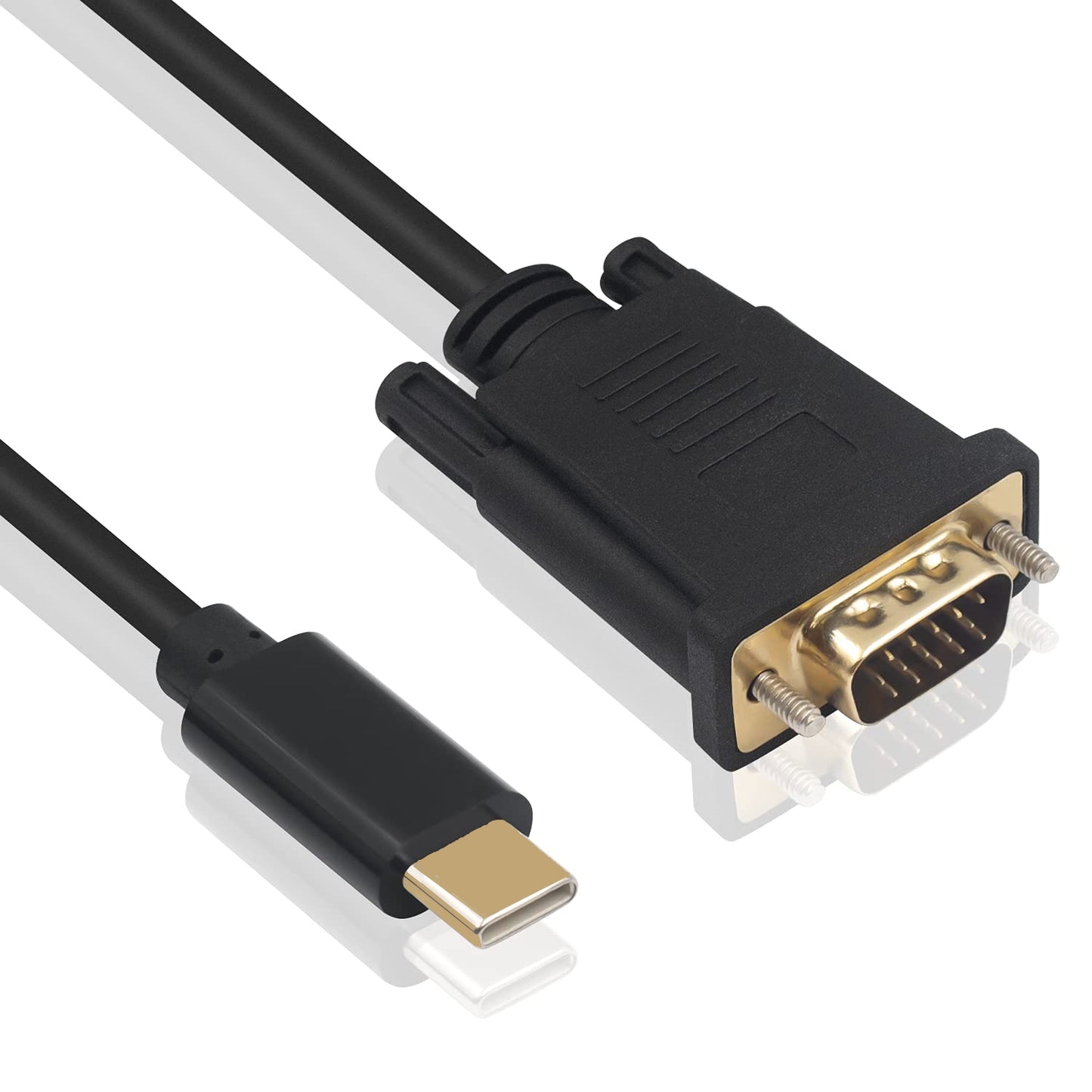 Ewent - EC1052 adaptador de cable de vídeo 1 8 m USB Tipo C VGA (D-Sub)