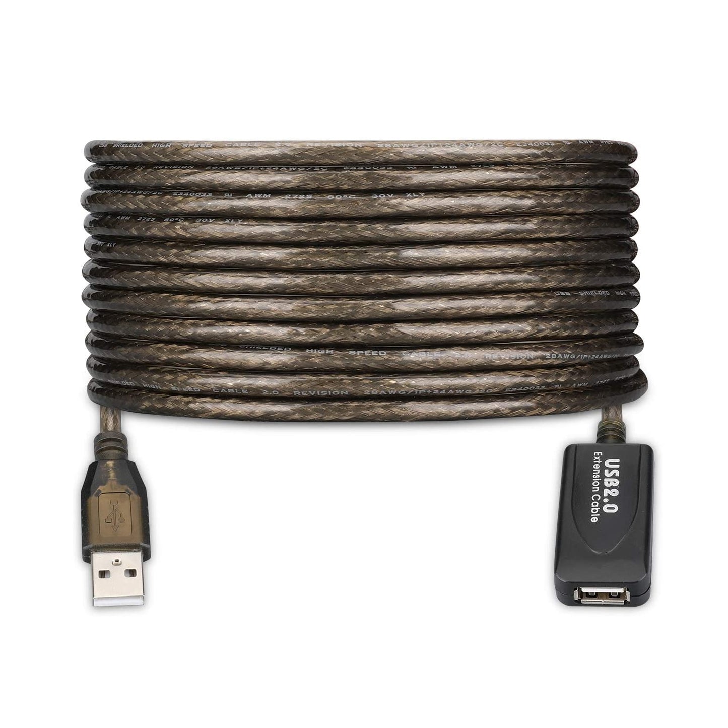 Ewent - EW1023 cable USB USB 2.0 20 m USB A Negro