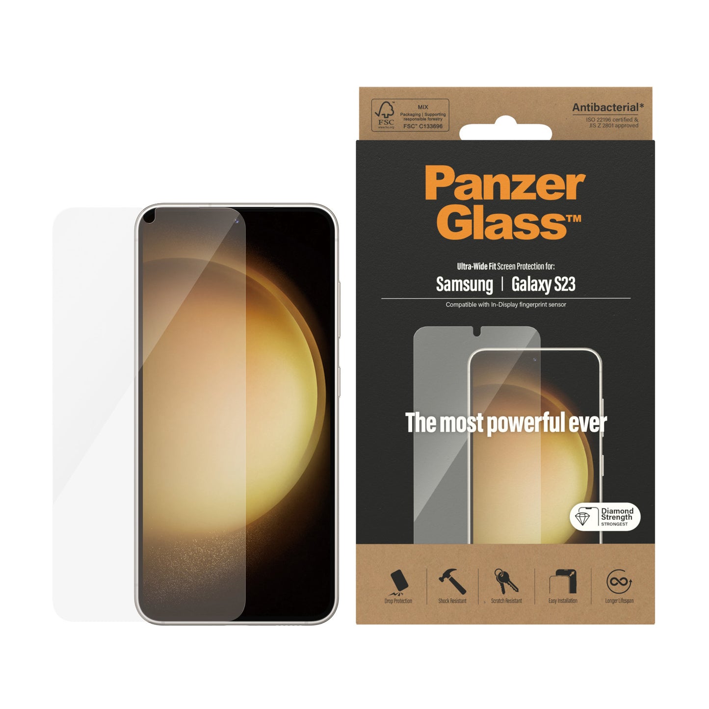 PanzerGlass - Ultra Wide Fit Protector de pantalla Samsung 1 pieza(s)